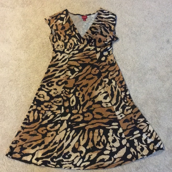 Leopard Print Dress - Picture 2 of 6